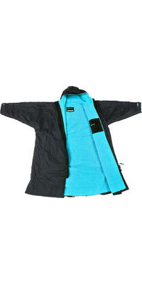 2024 Dryrobe Advance Langarmshirt Wechsel Robe V3 DR104 - Black / Blue